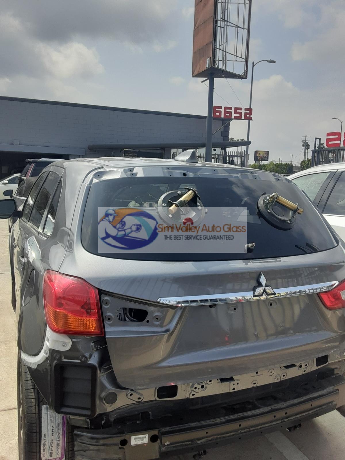 Rear glass replacement job Moorpark